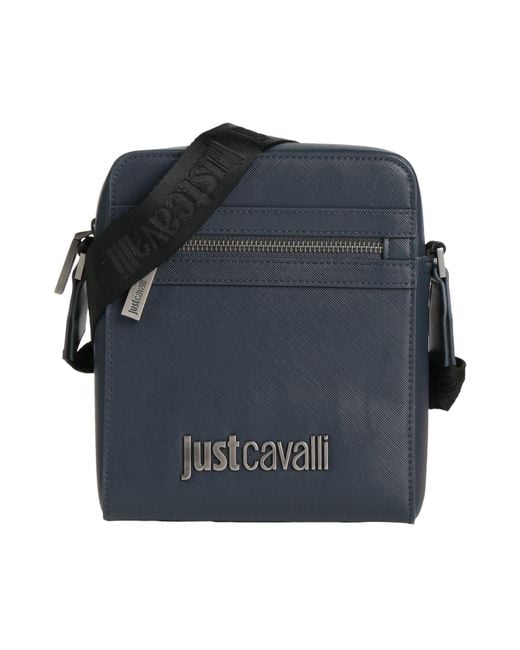 Just Cavalli Blue Cross-Body Bag for men