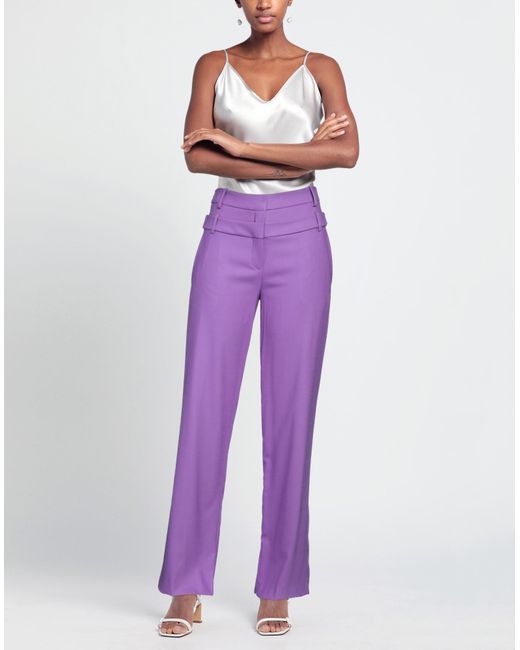 Pantalone di David Koma in Purple