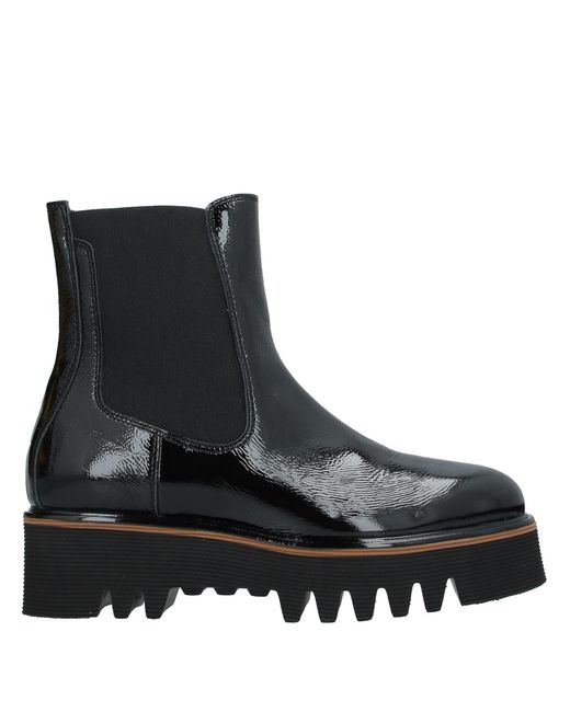 Jeannot Black Ankle Boots Soft Leather, Textile Fibers