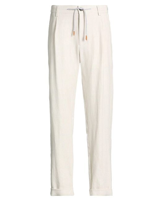 Eleventy White Pants for men