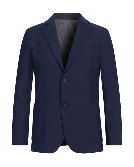 AT.P.CO Blue Blazer Polyamide, Elastane for men