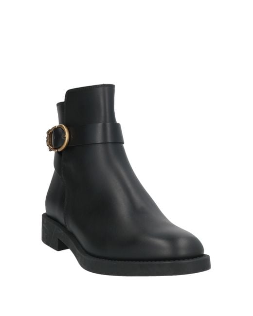 Tod's Black Ankle Boots Leather