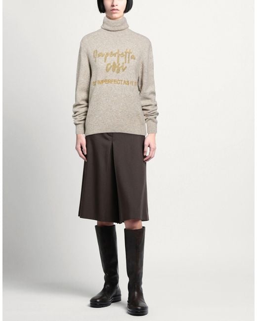 ALESSIA SANTI Natural Turtleneck