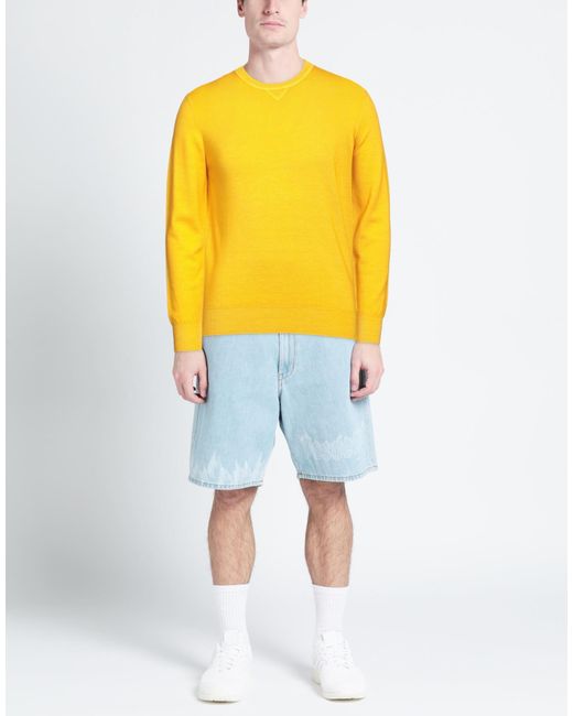 Pullover Kangra de hombre de color Yellow
