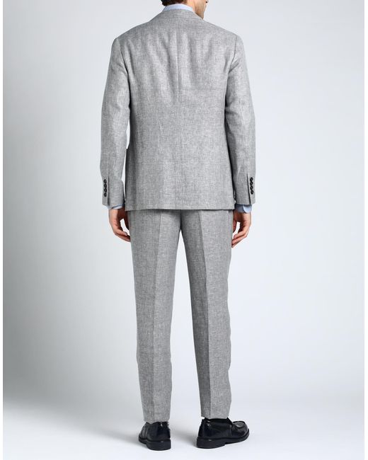 Brunello Cucinelli Gray Suit for men