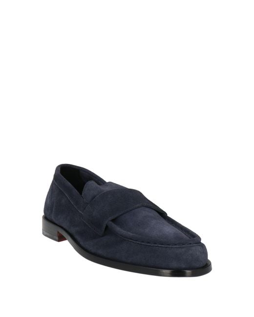 Corvari Blue Loafers Leather for men