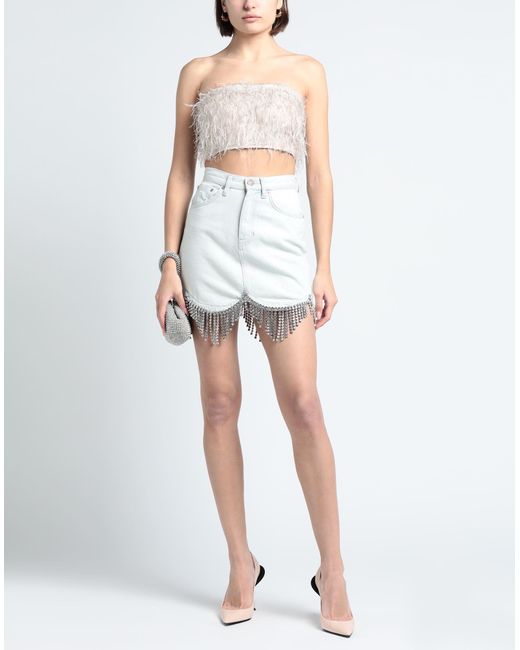 Area Gray Denim Skirt