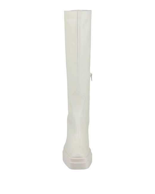 Gia Borghini White Boot