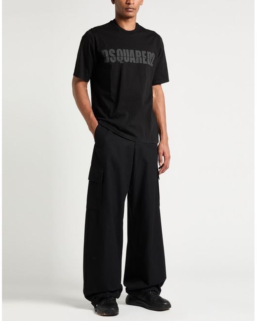 DSquared² Black T-Shirts for men