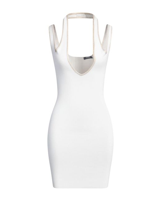 Balmain White Mini Dress
