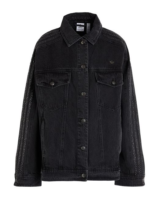 Denim Jackets Adidas Originals de color Black