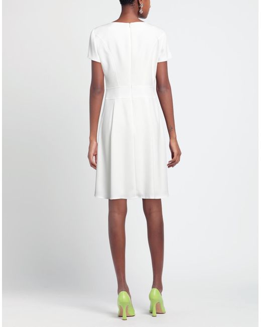 HUGO White Mini-Kleid
