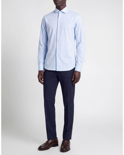 Xacus Blue Active Shirt Shirt Polyamide, Elastane for men