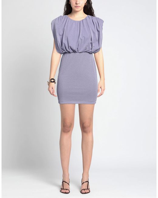 Berna Purple Mini Dress