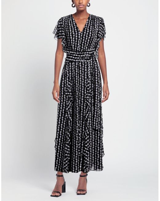 Robe longue Diane von Furstenberg en coloris Black