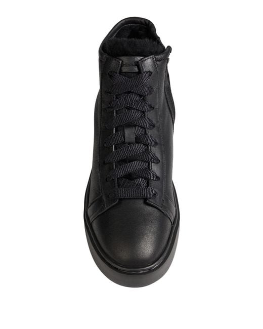 Santoni Black Sneakers