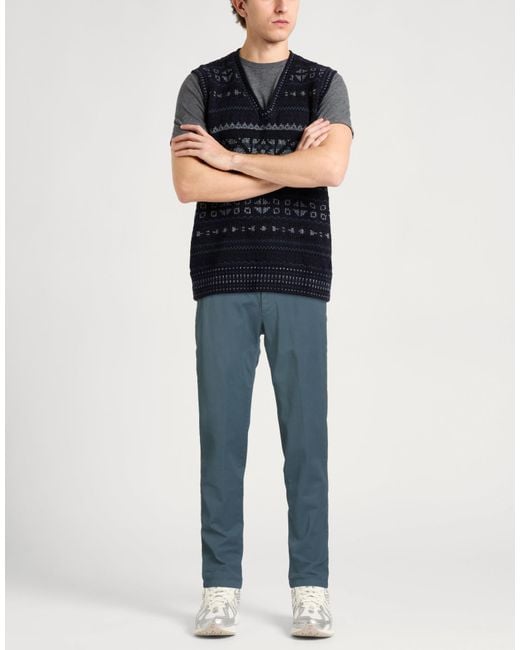 Mason's Blue Pants Cotton, Elastane for men