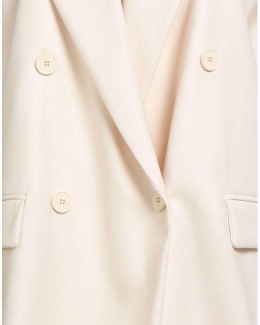 ViCOLO Natural Cream Blazer Polyester, Viscose, Elastane