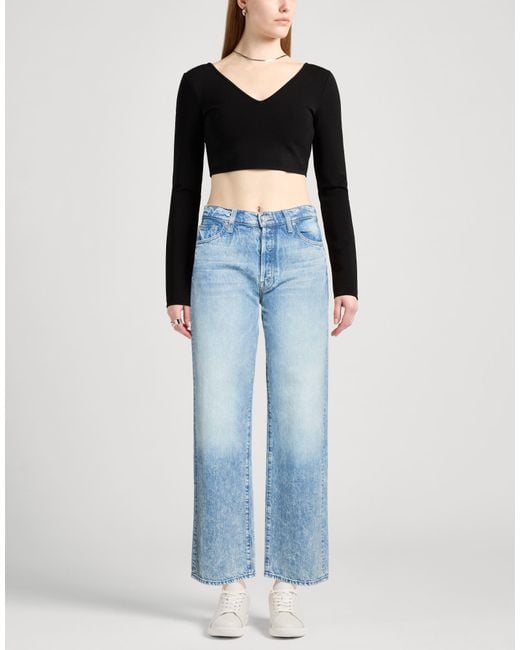 Mother Blue Superior Jeans Cotton