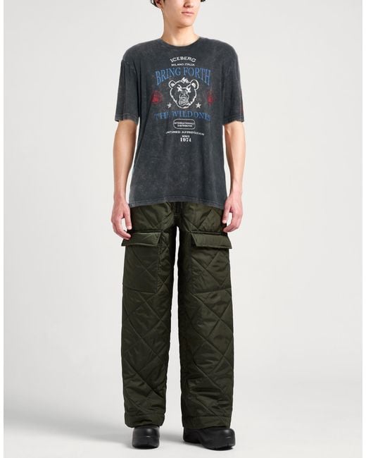 Iceberg Black T-Shirts for men