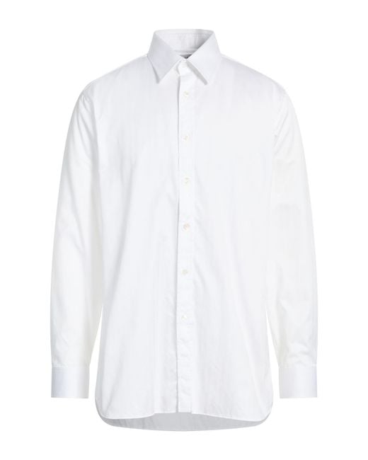 Dunhill White Shirt Cotton for men