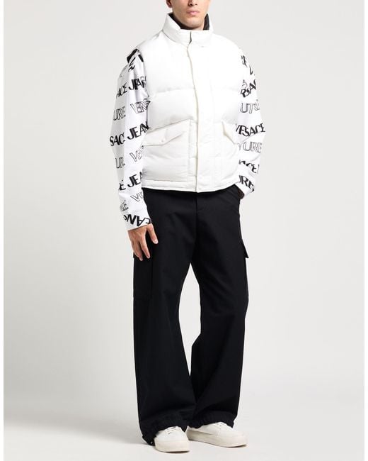 McQueen White Puffer Polyester for men