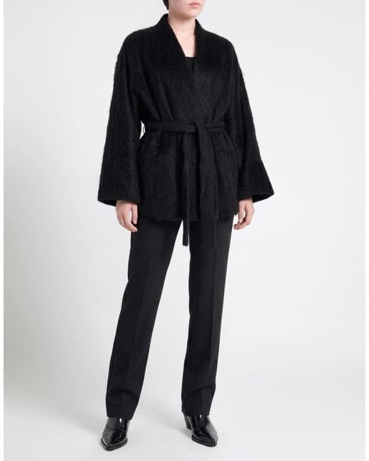 Max Mara Black Charcoal Jacket Virgin Wool, Alpaca Wool