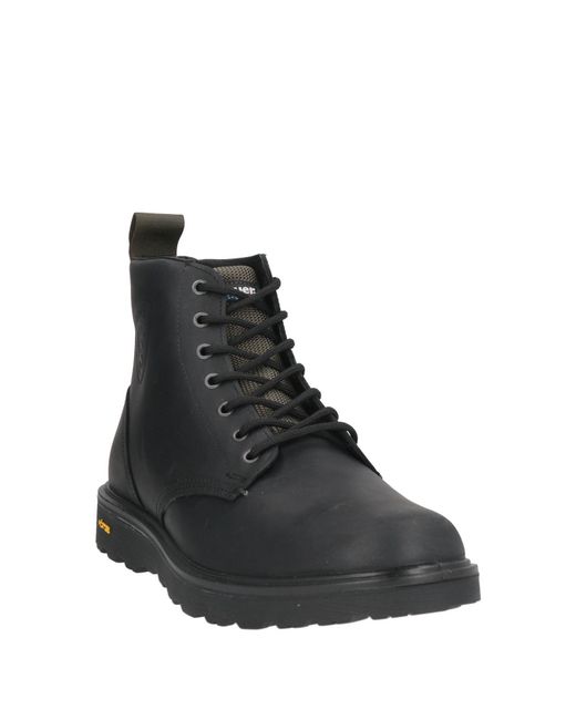 Blauer Stiefelette in Black für Herren