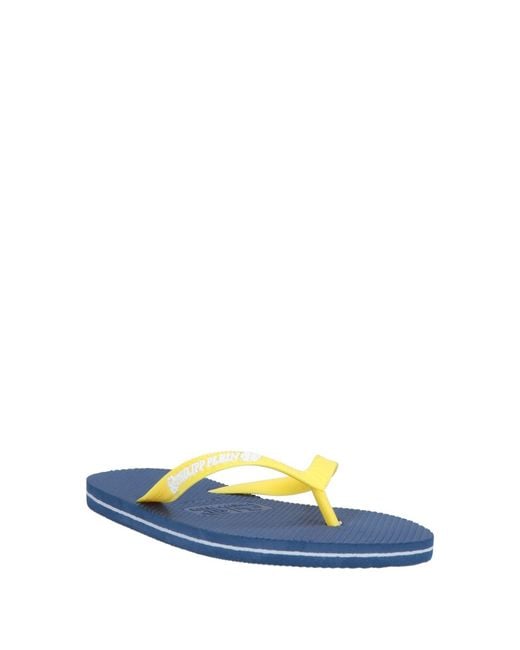 Philipp Plein Blue Thong Sandal for men