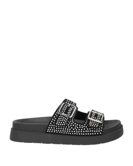 Liu Jo Black Sandals Textile Fibers