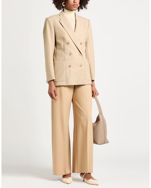 Sandro Natural Blazer Wool, Polyester