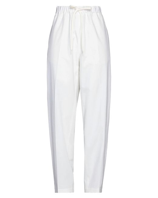 MM6 by Maison Margiela White Trouser
