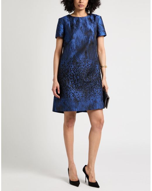 Talbot Runhof Blue Mini-Kleid