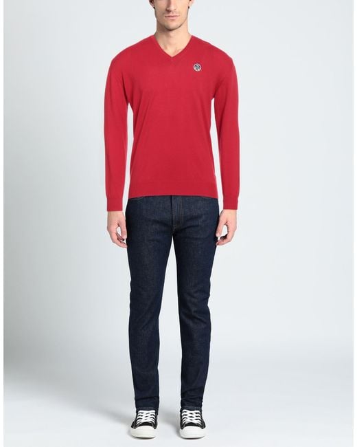 North Sails Red Sweater for men