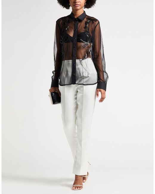 Pinko Gray Shirt Polyamide