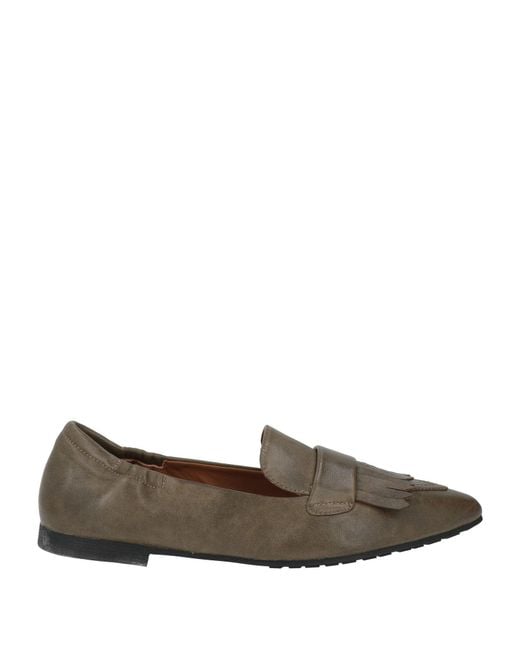 Zoe Gray Loafers Leather