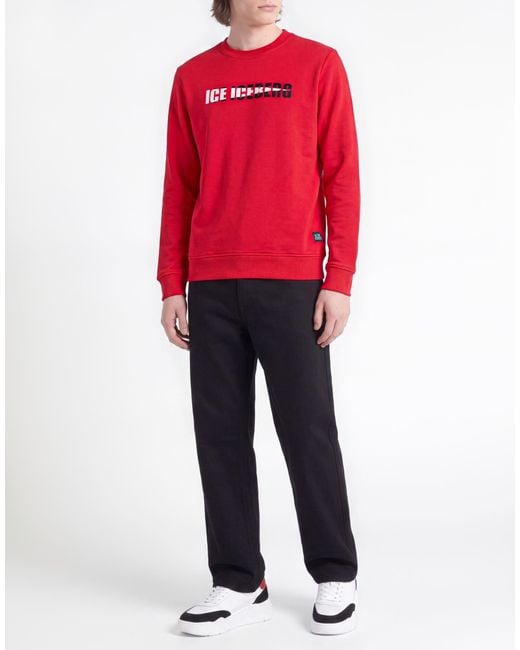 Sudadera Ice Iceberg de hombre de color Red