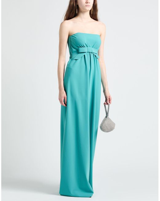 La Petite Robe Di Chiara Boni Blue Maxi-Kleid