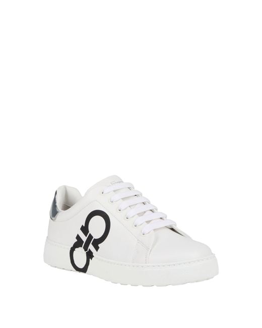 Ferragamo White Sneakers Calfskin