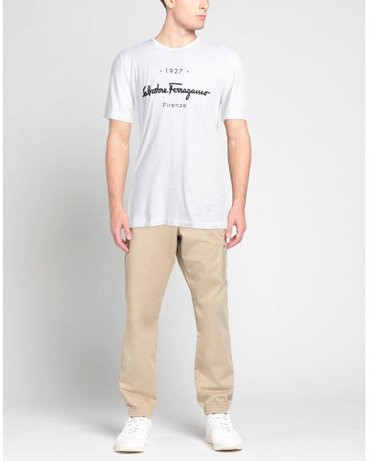 Ferragamo White T-shirt for men