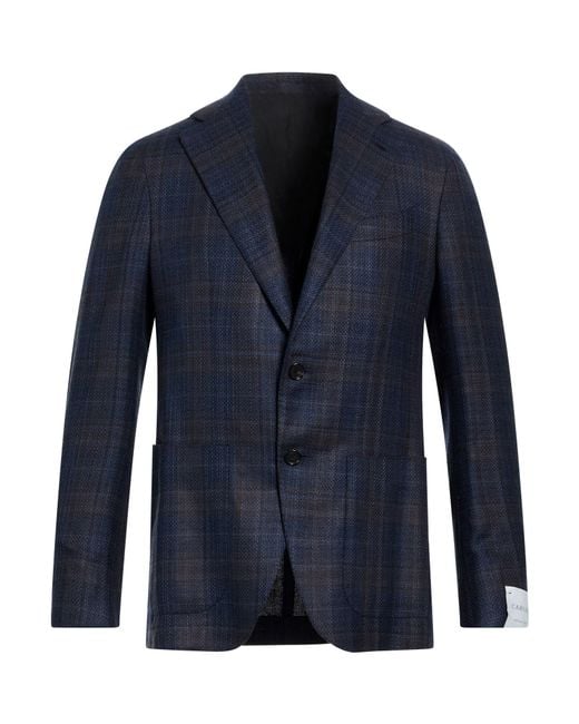 Caruso Blue Blazer for men