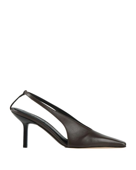 ARMARIUM Brown Dark Pumps Leather