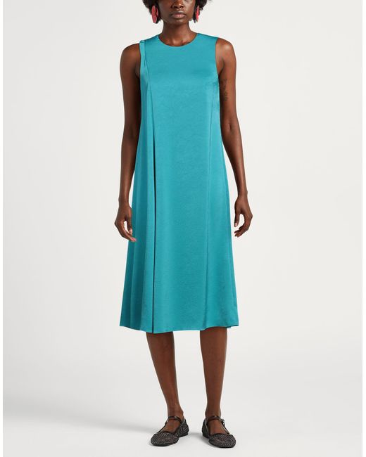 Baum und Pferdgarten Blue Midi-Kleid