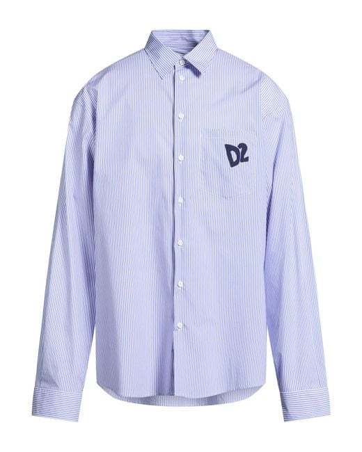 Camisa DSquared² de hombre de color Blue