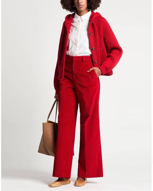 Brunello Cucinelli Red Pants