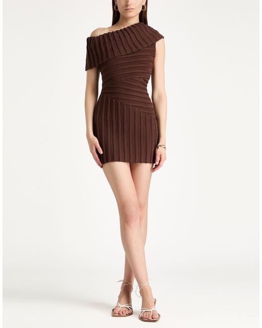 Cult Gaia Brown Mini Dress