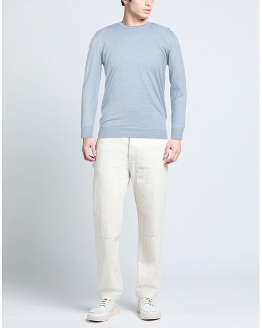 Mauro Ottaviani Blue Jumper for men