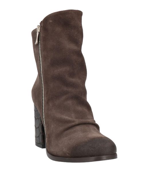 Mimmu Brown Ankle Boots