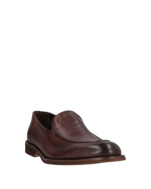 JEROLD WILTON Brown Chocolate Loafers Leather for men