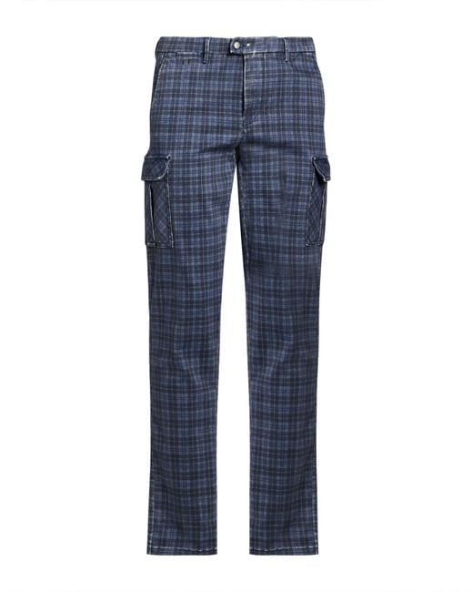 Tramarossa Blue Pants Cotton, Polyester, Elastane for men